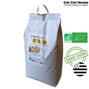 Mélange complet BIO et local pour Poules Pondeuses 10kg